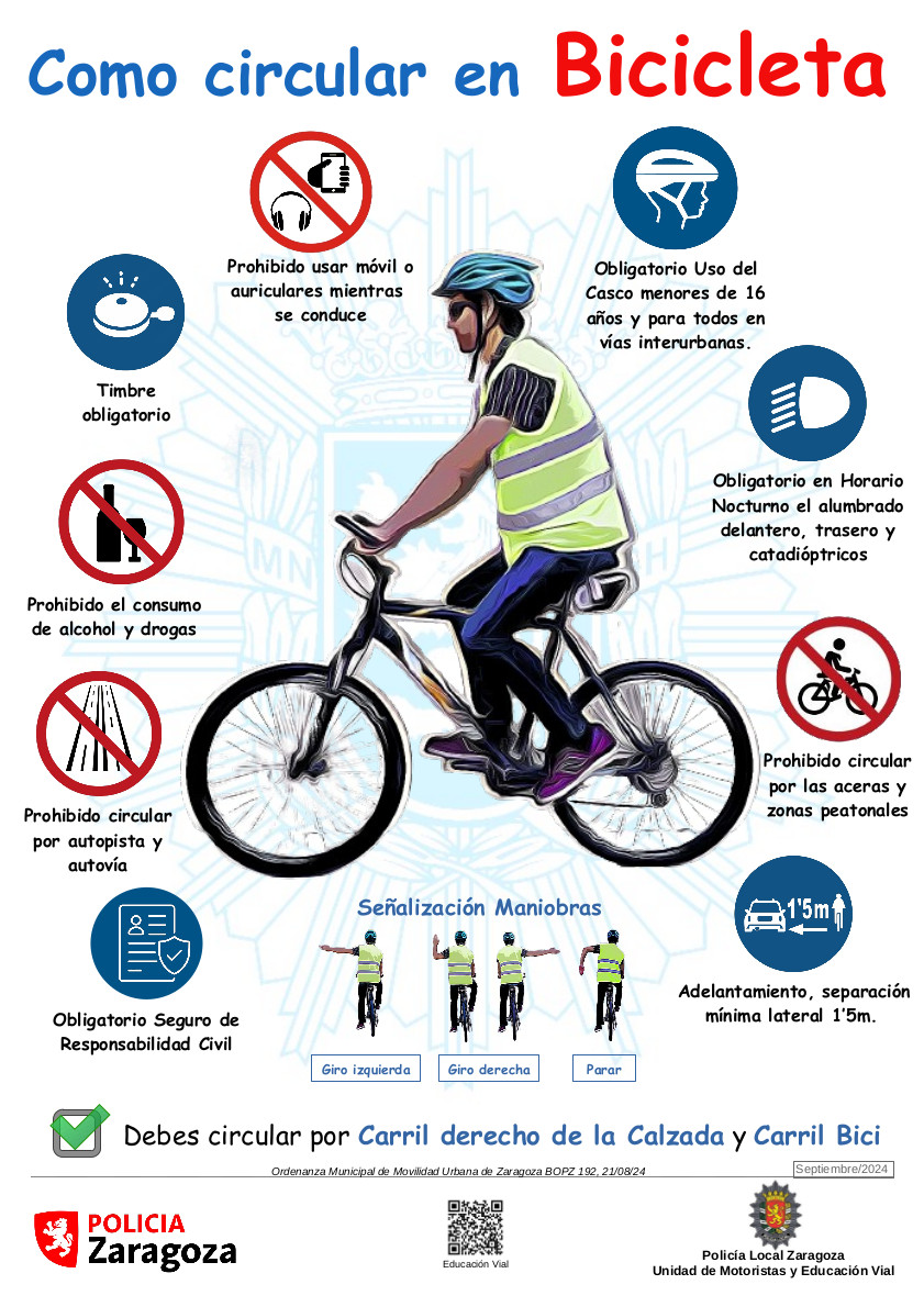 Cartel Educaci�n Vial Secundaria